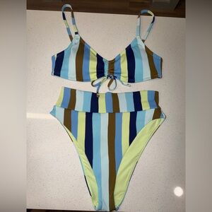 aerie Vibrant Striped Bikini